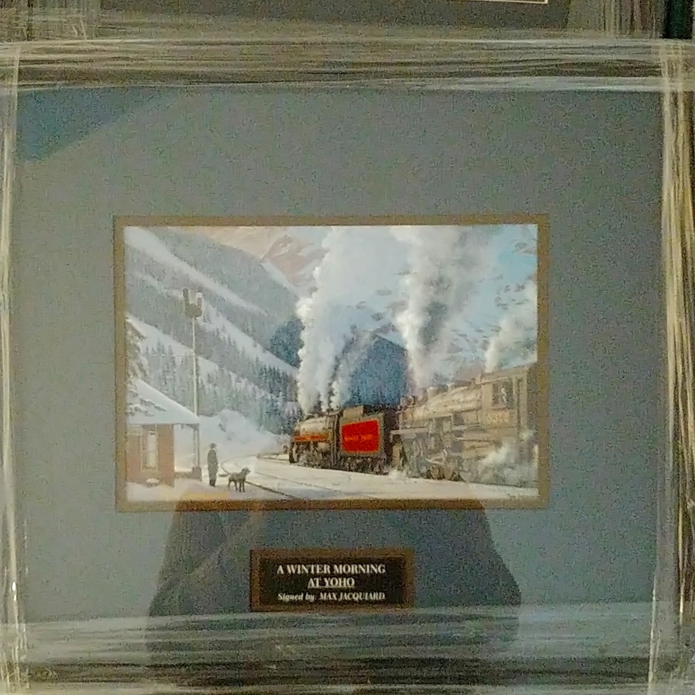 Framed Print Art-work Train